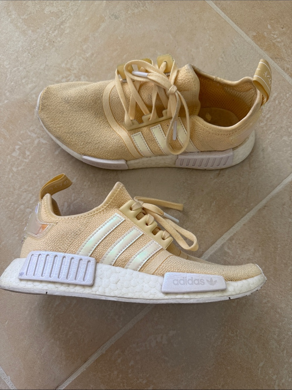 adidas NMD Sneakers in Pale Yellow